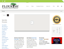 Tablet Screenshot of flourishwellness.com